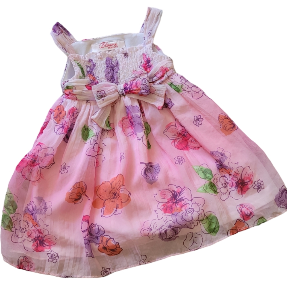 Bloome Pink Ombre‎ Flower Sundress, 24M